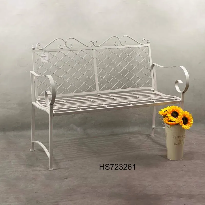 Dawb Cast Iron Garden Bench